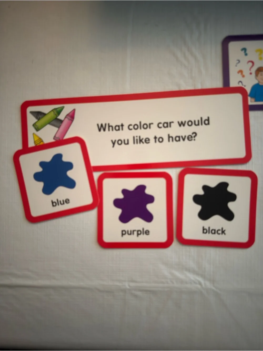 Question of the Day Chart - Kids Activity Set